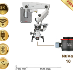 PRIMA DNT MICROSCOPE PREMIUM, LONG, WALL MOUNT, NUVAR 10, LUMIX