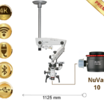 PRIMA DNT MICROSCOPE PREMIUM, CEILING MOUNT, NUVAR 10, LUMIX