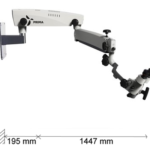 PRIMA ENT MICROSCOPE, WALL MOUNT, LONG ARM